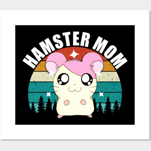 Hamster mom - Anime style Hamster Lover Posters and Art